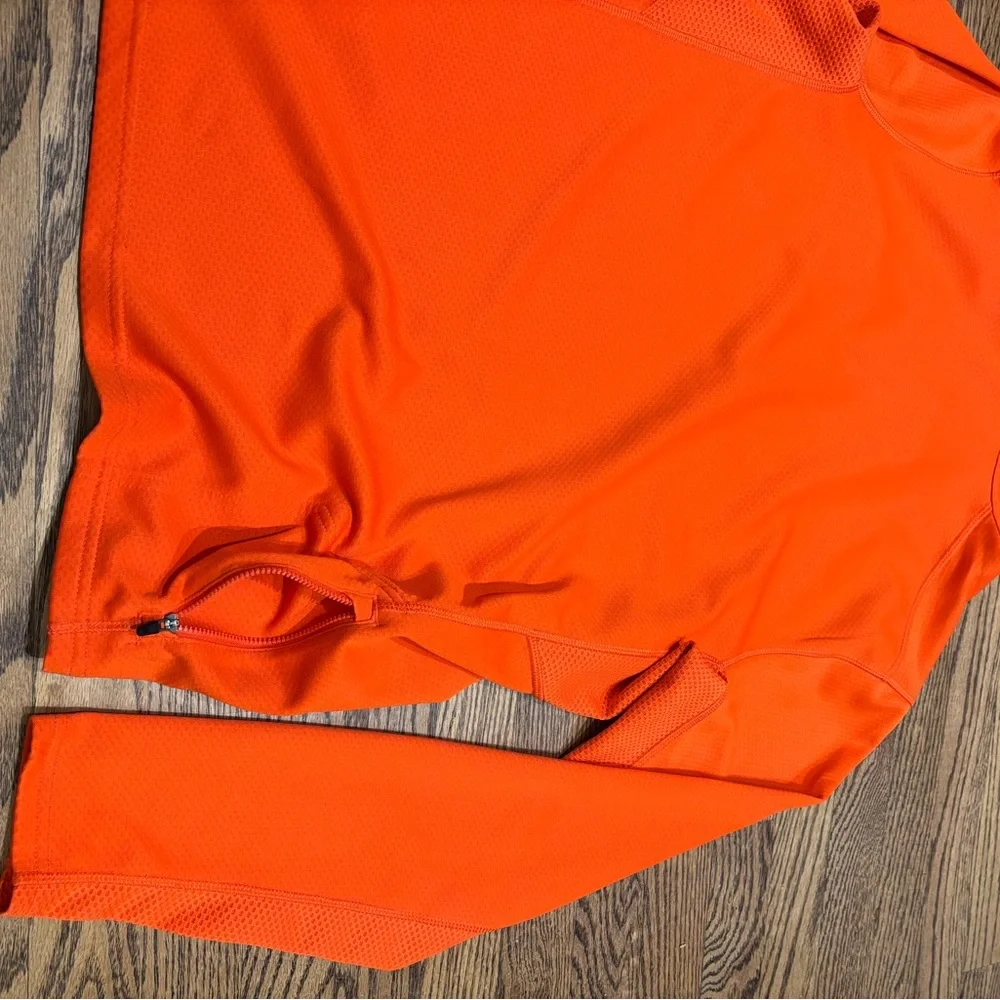 Nike Syracuse University Dri-Fit 1/4 zip orange men’s medium long sleeve